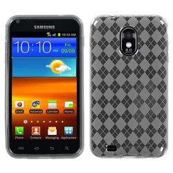 Galaxy S2 D710 Argley TPU Gel Case (Argyle Clear)
